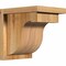 Ekena Millwork Del Monte Rough Sawn Corbel w/Backplate, Western Red Cedar, 8"W x 10"D x 10"H COR08X10X10DEL01RWR - alternate 1